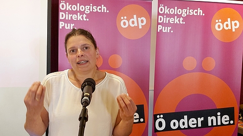 ÖDP-Landesvorsitzende Agnes Becker